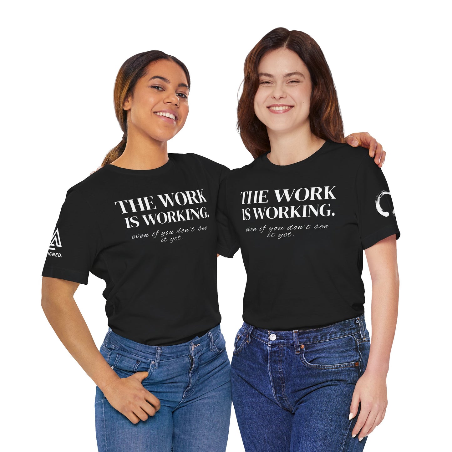 AEW Drop001 — “The Work Is Working” Tee