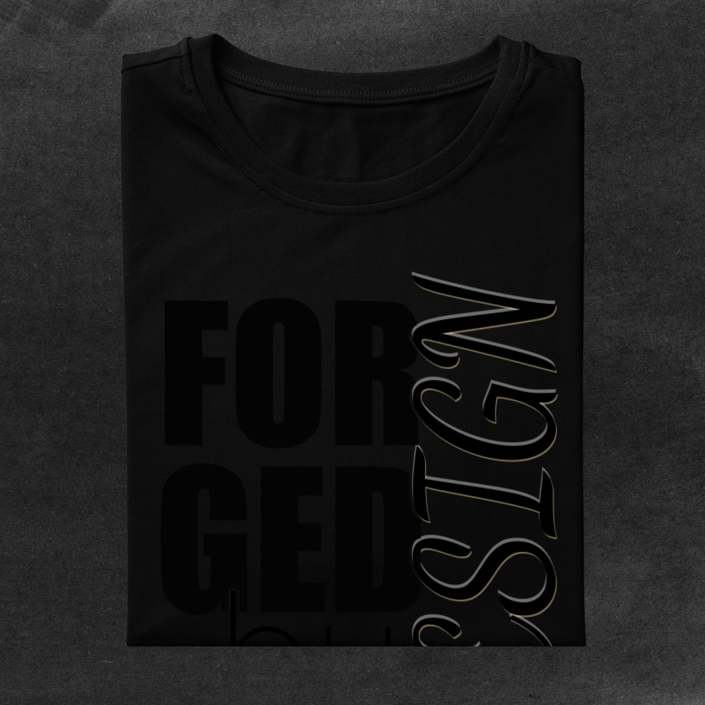 Forged Identity Tee Black